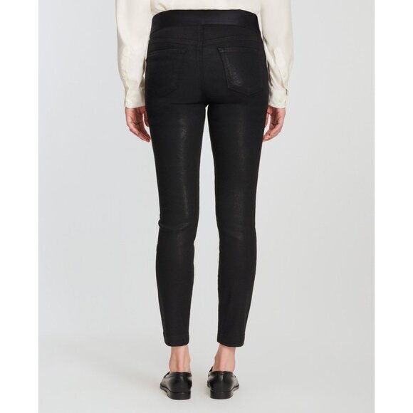 J Brand | Dellah High Rise Black Denim Legging In Fearful - Picture 2 of 15